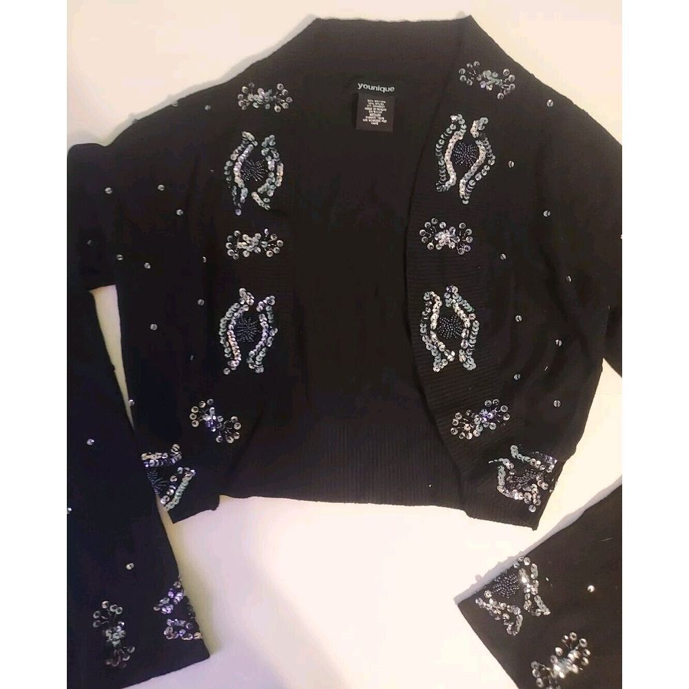 Younique Ladies Papaya‎ Sweater Sequins M